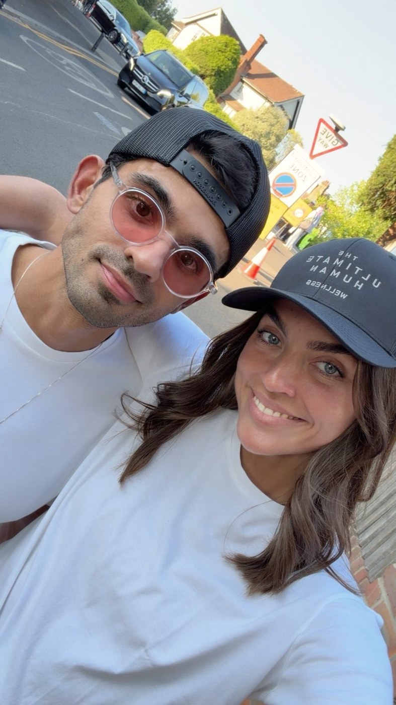 Chloe and Munir, founders of LIVING.